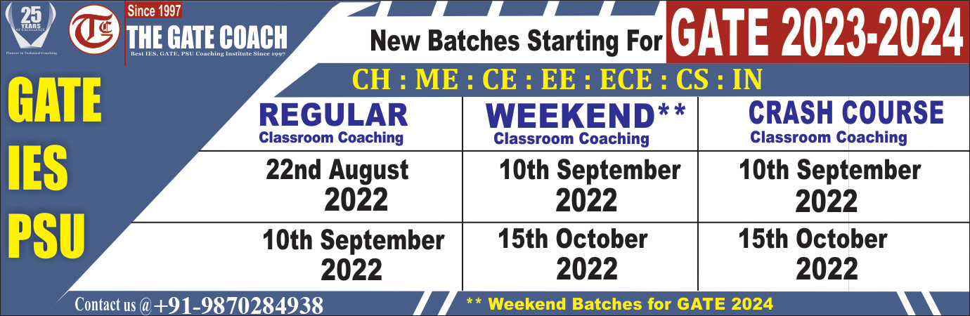 GATE Chemical Engineering Coaching in Delhi, GATE Chemical Engineering Coaching in India, GATE Chemical Engineering Best Coaching Delhi